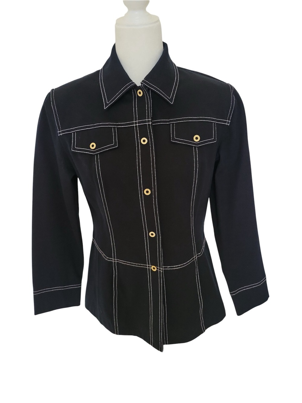 St. John Sport by Marie Gray Denim Vintage Jacket
